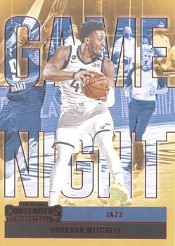 2020-21 Panini Contenders - Game Night Ticket Red #16 Donovan Mitchell Front