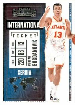 2020-21 Panini Contenders - International Ticket #26 Bogdan Bogdanovic Front