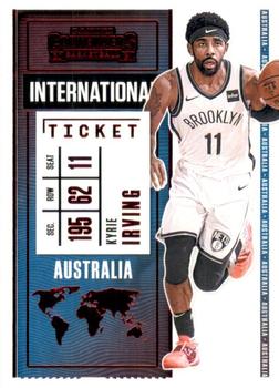 2020-21 Panini Contenders - International Ticket Red #3 Kyrie Irving Front