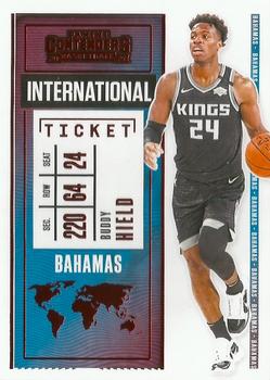 2020-21 Panini Contenders - International Ticket Red #6 Buddy Hield Front