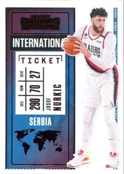 2020-21 Panini Contenders - International Ticket Red #7 Jusuf Nurkic Front