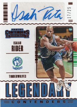 2020-21 Panini Contenders - Legendary Contenders Autographs Bronze #LC-IRI Isaiah Rider Front