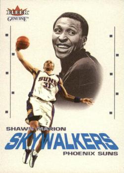 2001-02 Fleer Genuine - Skywalkers #3 SW Shawn Marion Front