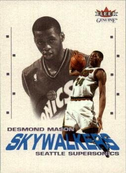 2001-02 Fleer Genuine - Skywalkers #13 SW Desmond Mason Front