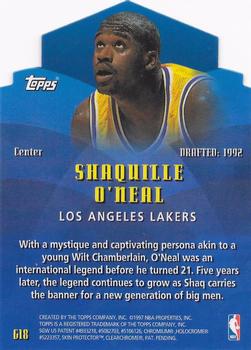 1997-98 Topps - Generations #G18 Shaquille O'Neal Back