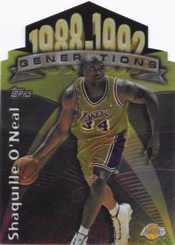 1997-98 Topps - Generations #G18 Shaquille O'Neal Front