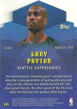 1997-98 Topps - Generations #G14 Gary Payton Back