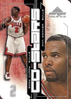 2001-02 Fleer Marquee - Co-Stars #10 CS Ron Mercer / Eddy Curry Front