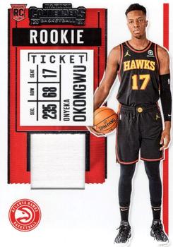 2020-21 Panini Contenders - Rookie Ticket Swatches #RS-OOK Onyeka Okongwu Front