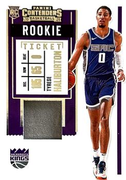 2020-21 Panini Contenders - Rookie Ticket Swatches #RS-THB Tyrese Haliburton Front