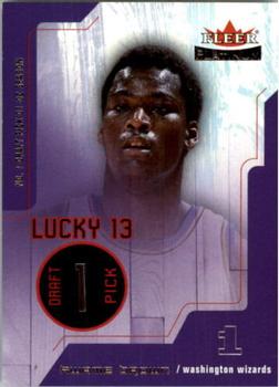 2001-02 Fleer Platinum - Lucky 13 #1 Kwame Brown Front