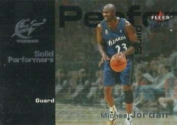 2001-02 Fleer Premium - Solid Performers #10 SP Michael Jordan Front