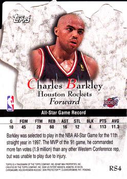 1997-98 Topps - Rock Stars #RS4 Charles Barkley Back