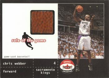 2001-02 Fleer Shoebox - Sole of the Game Ball #NNO Chris Webber Front