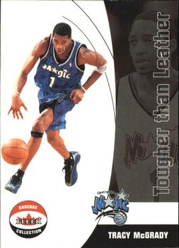 2001-02 Fleer Shoebox - Tougher Than Leather #8 TL Tracy McGrady Front