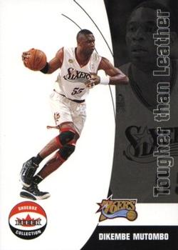 2001-02 Fleer Shoebox - Tougher Than Leather #10 TL Dikembe Mutombo Front