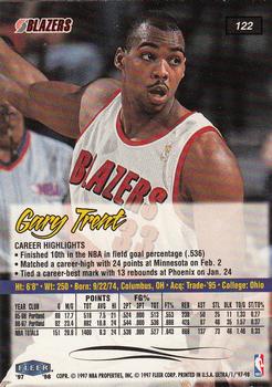 1997-98 Ultra #122 Gary Trent Back