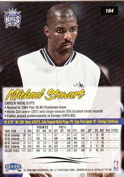 1997-98 Ultra #184 Michael Stewart Back