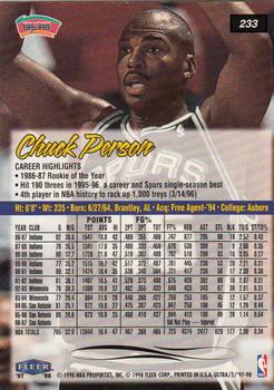 1997-98 Ultra #233 Chuck Person Back