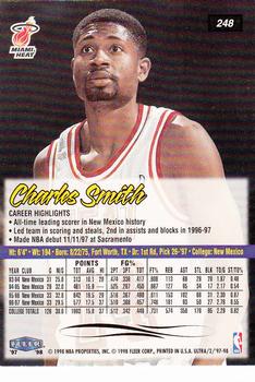 1997-98 Ultra #248 Charles Smith Back