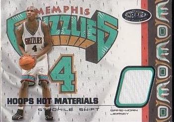 2001-02 Hoops Hot Prospects - Hoops Hot Materials #HMSS Stromile Swift Front