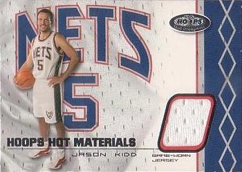 2001-02 Hoops Hot Prospects - Hoops Hot Materials #HMJK Jason Kidd Front