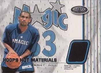2001-02 Hoops Hot Prospects - Hoops Hot Materials #HMGH Grant Hill Front