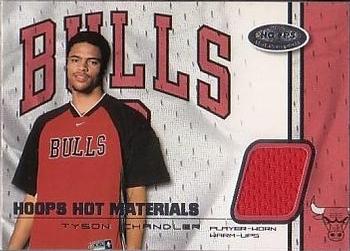 2001-02 Hoops Hot Prospects - Hoops Hot Materials #HMTC Tyson Chandler Front