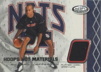 2001-02 Hoops Hot Prospects - Hoops Hot Materials #HMRJ Richard Jefferson Front