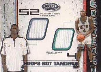 2001-02 Hoops Hot Prospects - Hoops Hot Tandems #DDSS DeSagana Diop / Stromile Swift Front