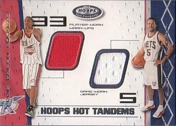 2001-02 Hoops Hot Prospects - Hoops Hot Tandems #EGJK Eddie Griffin / Jason Kidd Front