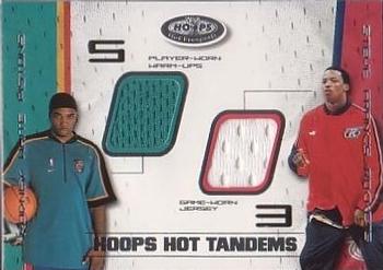 2001-02 Hoops Hot Prospects - Hoops Hot Tandems #RWSF Rodney White / Steve Francis Front