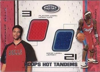 2001-02 Hoops Hot Prospects - Hoops Hot Tandems #TCDM Tyson Chandler / Darius Miles Front