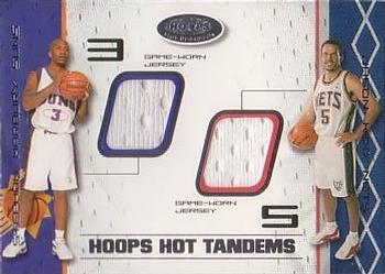 2001-02 Hoops Hot Prospects - Hoops Hot Tandems #SMJK Stephon Marbury / Jason Kidd Front