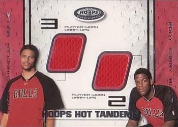 2001-02 Hoops Hot Prospects - Hoops Hot Tandems #TCEC Tyson Chandler / Eddy Curry Front