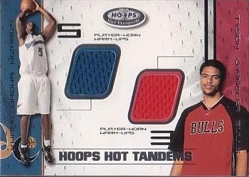 2001-02 Hoops Hot Prospects - Hoops Hot Tandems #KBTC Kwame Brown / Tyson Chandler Front