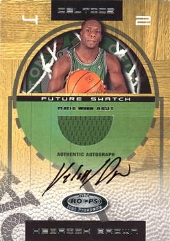 2001-02 Hoops Hot Prospects - Future Swatch Autographs #91 Kedrick Brown Front