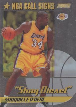2001-02 Stadium Club - NBA Call Signs #C2 Shaquille O'Neal Front