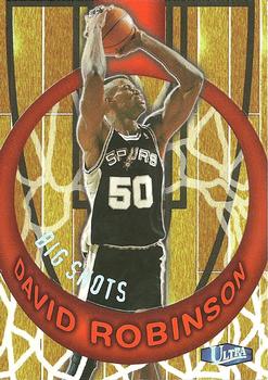 1997-98 Ultra - Big Shots #8 BS David Robinson Front
