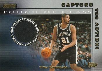 2001-02 Stadium Club - Touch of Class #TC-TD Tim Duncan Front