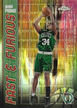 2001-02 Topps Chrome - Fast and Furious Refractors #FF10 Paul Pierce Front