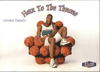 1997-98 Ultra - Heir to the Throne #6 HT Antonio Daniels Front