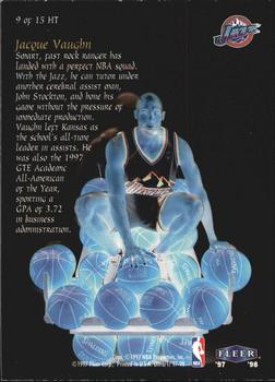 1997-98 Ultra - Heir to the Throne #9 HT Jacque Vaughn Back