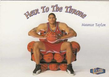 1997-98 Ultra - Heir to the Throne #13 HT Maurice Taylor Front