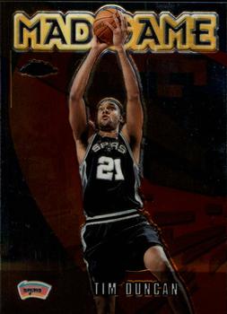 2001-02 Topps Chrome - Mad Game #MG3 Tim Duncan Front