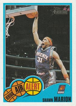 2001-02 Topps Heritage - Air Alert #AIR1 Shawn Marion Front