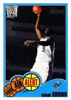 2001-02 Topps Heritage - Air Alert #AIR11 Kwame Brown Front