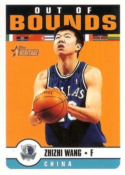2001-02 Topps Heritage - Out of Bounds #OO3 Wang ZhiZhi Front