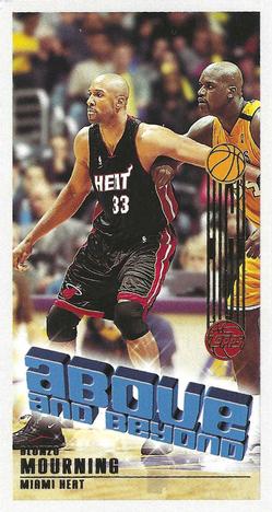 2001-02 Topps High Topps - Above and Beyond #AB4 Alonzo Mourning Front