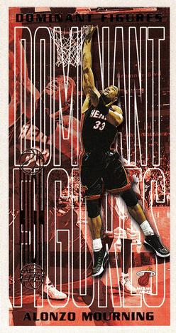 2001-02 Topps High Topps - Dominant Figures #DF1 Alonzo Mourning Front